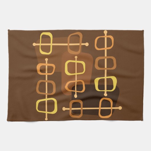 abstrakte Kunst der 50er Jahre Geschirrtuch (Horizontal)