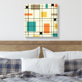 abstrakte Kunst der 50er Jahre Leinwanddruck (Insitu (Schlafzimmer))