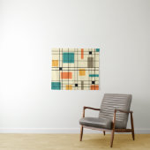 abstrakte Kunst der 50er Jahre Wandteppich (Beispiel (Horizontal))