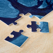 Abstrakte Kunst der gespenstischen Baum-Eulen Puzzle (Seite)