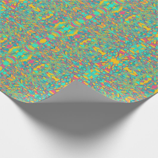 abstrakte Kunst der Jade oder indischer Geschenkpapier (Ecke)