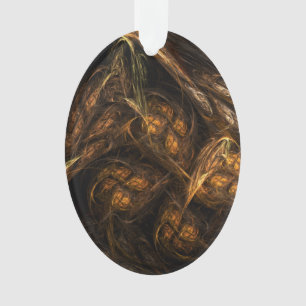 Abstrakte Kunst der Mutter Erde Akryloval Ornament