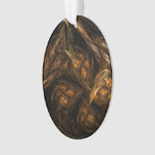 Abstrakte Kunst der Mutter Erde Akryloval Ornament (Vorderseite)