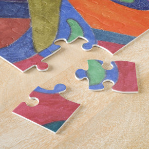 abstrakte Kunst des "Colour Rush" Puzzle