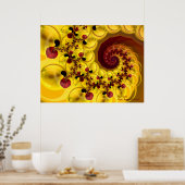 Abstrakte Kunst des Esperanza Poster (Küche)