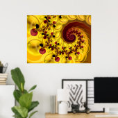 Abstrakte Kunst des Esperanza Poster (Heimbüro)