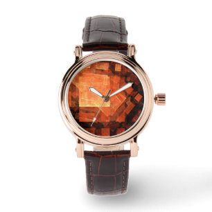 Abstrakte Kunst des Fensterlichts Armbanduhr