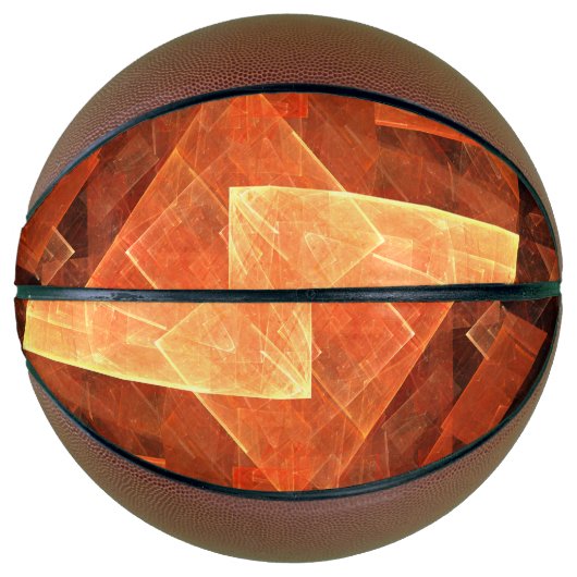 Abstrakte Kunst des Fensterlichts Basketball (Vorderseite)