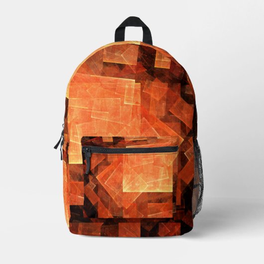 Abstrakte Kunst des Fensterlichts Bedruckter Rucksack (Vorderseite)