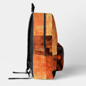 Abstrakte Kunst des Fensterlichts Bedruckter Rucksack (Links)