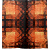 Abstrakte Kunst des Fensterlichts Duschvorhang (Vorderseite)