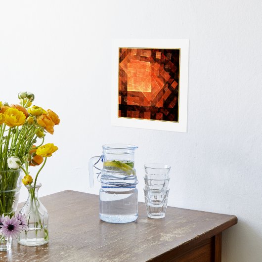 Abstrakte Kunst des Fensterlichts Foliendrucke (Ablage(Küche))