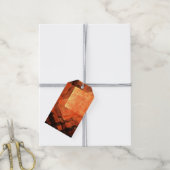 Abstrakte Kunst des Fensterlichts Geschenkanhänger (Mit Garn)