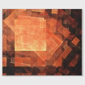 Abstrakte Kunst des Fensterlichts Geschenkpapier (Flach)