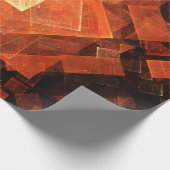 Abstrakte Kunst des Fensterlichts Geschenkpapier (Ecke)