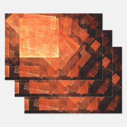 Abstrakte Kunst des Fensterlichts Geschenkpapier Set (Set)