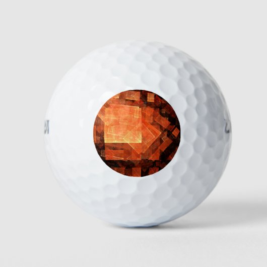 Abstrakte Kunst des Fensterlichts Golfball (Vorderseite)