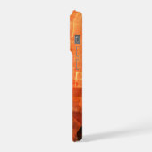 Abstrakte Kunst des Fensterlichts iPhone Hülle (Linke Seite)