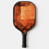 Abstrakte Kunst des Fensterlichts Pickleball Schläger (Rückseite)