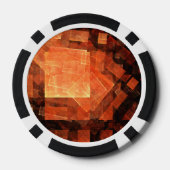 Abstrakte Kunst des Fensterlichts Pokerchips (Rückseite)