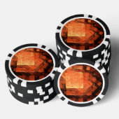 Abstrakte Kunst des Fensterlichts Pokerchips (Stapel)