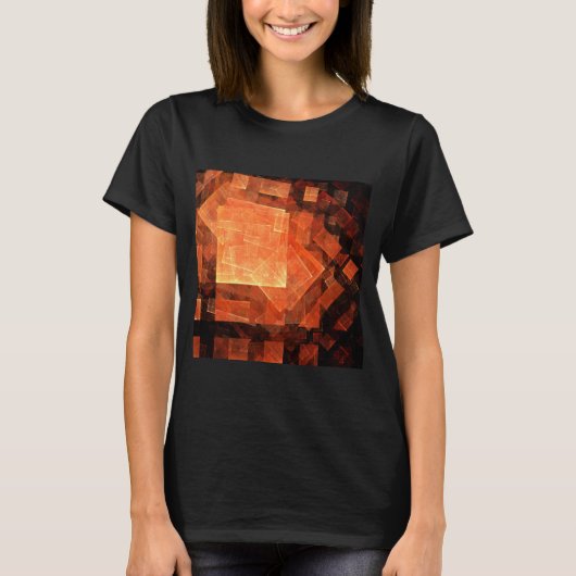 Abstrakte Kunst des Fensterlichts T-Shirt (Vorderseite)