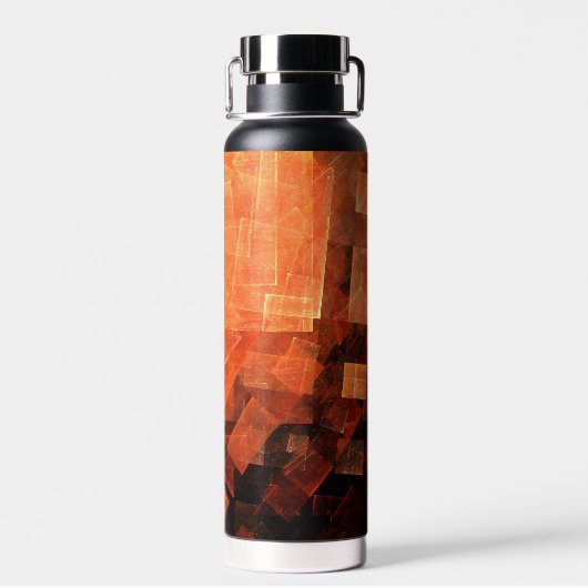 Abstrakte Kunst des Fensterlichts Trinkflasche (Rückseite)