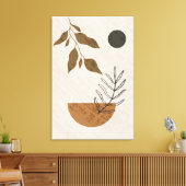 Abstrakte Kunst des Mittelalters, neutrale Leinwan Leinwanddruck (Insitu (Wohnzimmer))