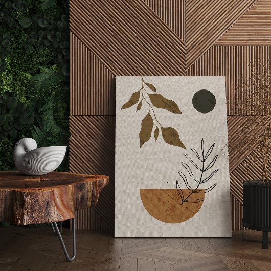 Abstrakte Kunst des Mittelalters, neutrale Leinwan Leinwanddruck