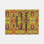 Abstrakte Kunst des verwaisten schwarzen Zitats Fleecedecke (Vorderseite (Horizontal))