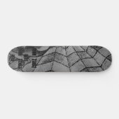 abstrakte Kunst des Zickzack Skateboard (Horizontal)