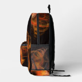 Abstrakte Kunst, Dichtung und Musik Bedruckter Rucksack (Rechts)
