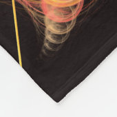 Abstrakte Kunst, Dichtung und Musik Fleecedecke (Ecke)