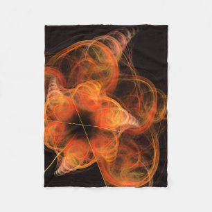 Abstrakte Kunst, Dichtung und Musik Fleecedecke