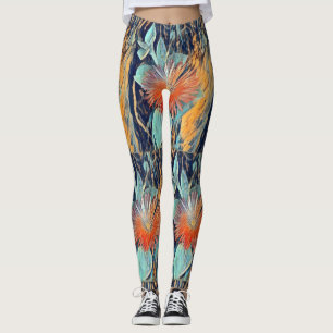Abstrakte Kunst, Dichtung und Musik Leggings