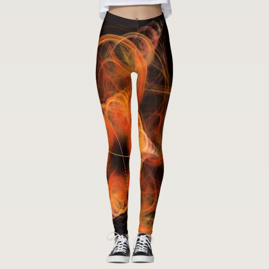 Abstrakte Kunst, Dichtung und Musik Leggings (Vorderseite)