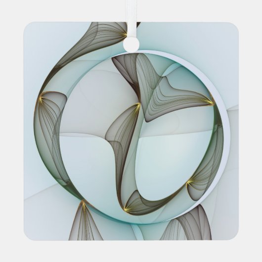 Abstrakte Kunst, Dichtung und Musik Ornament Aus Metall (Rückseite)