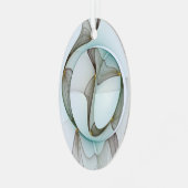 Abstrakte Kunst, Dichtung und Musik Ornament Aus Metall (Vorderseite links)