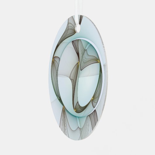 Abstrakte Kunst, Dichtung und Musik Ornament Aus Metall (Vorderseite links)