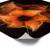 Abstrakte Kunst, Dichtung und Musik Poster (Ecke)