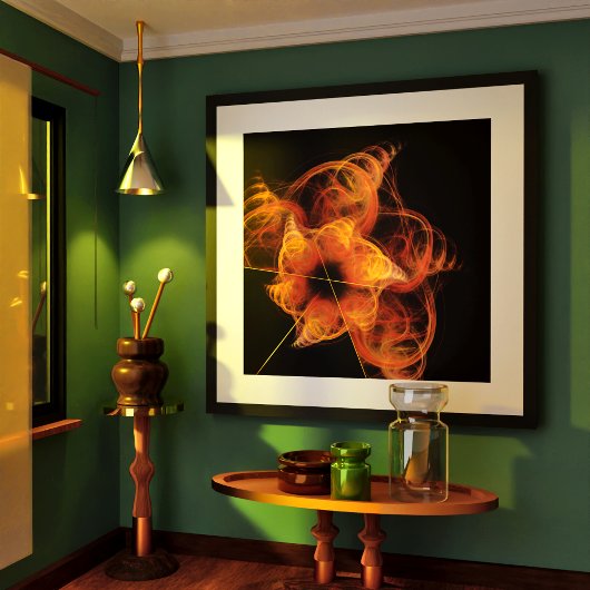 Abstrakte Kunst, Dichtung und Musik Poster