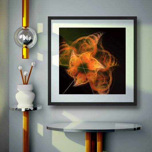 Abstrakte Kunst, Dichtung und Musik Poster