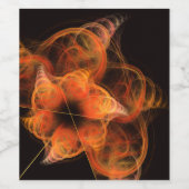 Abstrakte Kunst, Dichtung und Musik Weinetikett (Einzelnes Label)