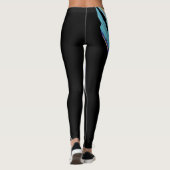 abstrakte Kunst, die auf Ihre Leggings übertragen  (Rückseite)