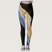 abstrakte Kunst, die auf Ihre Leggings übertragen (Vorderseite)
