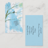 Abstrakte Kunst, die einzige Visitenkarte (Vorne/Hinten)