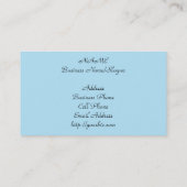 Abstrakte Kunst, die einzige Visitenkarte (Rückseite)