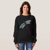 Abstrakte Kunst Dragonfly Kunst Sweatshirt (Vorne ganz)