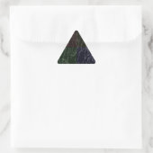 Abstrakte Kunst Dreieckiger Aufkleber (Tasche)