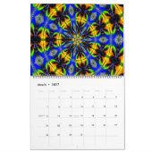Abstrakte Kunst durch David Ruhl Kalender (Mär 2027)